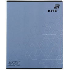 Зошит 48 арк., кл., софт тач + УФ лак, Kite One color 3