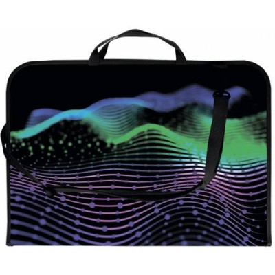 Портфель пластиковий на блискавці А3