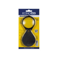 Скло збільшуюче Economix, d 60мм, 3-кратне