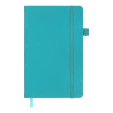 Книга записна ETALON 125*195, 96 арк., точка, обкл. штучна шкіра, бірюзовий