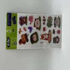 3D наліпки Лісові мешканці 18 см, KIDS Line