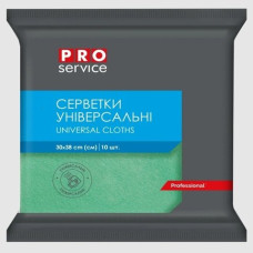Серветки віскозні, 30*38 см, 10 шт., зелені (20уп/ящ) PRO SERVICE Серветки віскозні, 30*38 см, 10 шт., зелені (20уп/ящ) PRO SERVICE