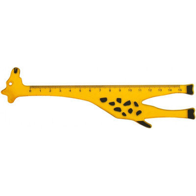 Лінійка пластикова Giraffe, 15 см - CF81340 COOLFORSCHOOL