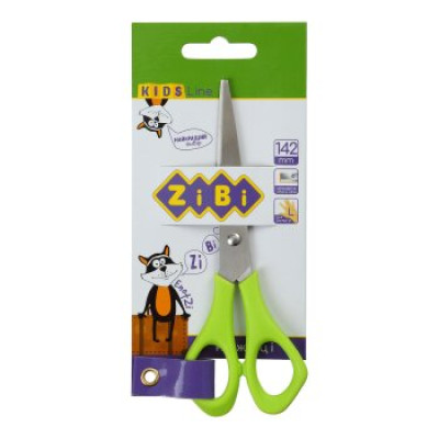 Ножницы детские для левши 142мм, салатовые, KIDS Line ZB.5002-15