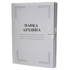 Папка-бокс архивная с завязками А4 картон 0,40мм 50шт/уп