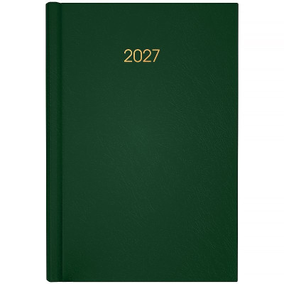 Ежедневник 2027 Classic City, 145*210, з/т темно зеленый