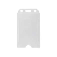 Бейдж вертикальний Optima, PP+PVC, 54х85 мм