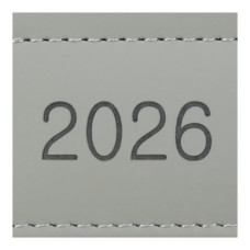 Щоденник датований 2026 AURA, A5, сірий, штучна шкіра/поролон