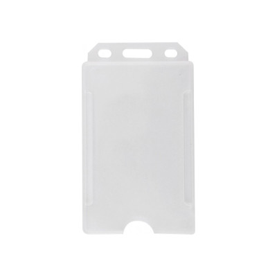 Бейдж вертикальний Optima, PP+PVC, 54х85 мм - O45622