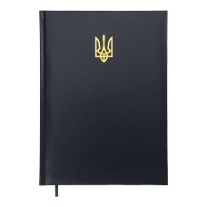 Щоденник датов. 2026 POWERFUL, A4, темно-синій, вінілпапір/поролон
