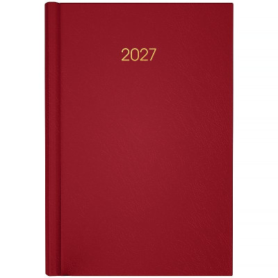 Ежедневник 2027 Classic City, 145*210, з/т бордовый