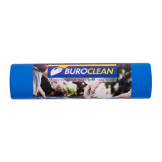 Пакети для сміття  240л5 шт, міцні, сині, 900х1300мм, 35мкм BuroClean EuroStandart
