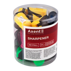 Чинка з контейнером Axent 1156 Skyfall 24шт/уп