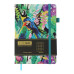 Блокнот діловий EXOTIC А5, 96л, клітинка, обкладинка штучна шкіра, бірюзовий - BM.295124-06 Buromax