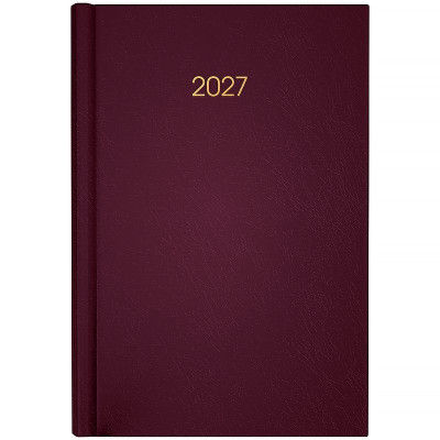 Ежедневник 2027 Classic City, 145*210, з/т сливовый
