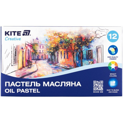 Пастель масляная, 12 цветов Creative