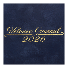Ежедневник датир. 2026 VELOUR, A5, синий, иск.кожа