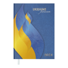 Щоденник датований 2024 UKRAINE, A5, синій