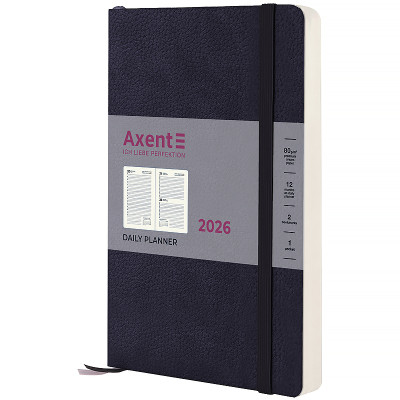 Щоденник 2026 Partner Soft Skin, 145*210, синій