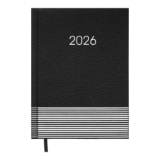 Ежедневник датированный 2024 PARALLEL, A5, черный
