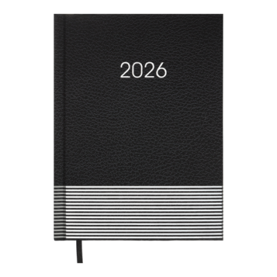 Ежедневник датированный 2024 PARALLEL, A5, черный