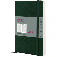 Щоденник 2026 Partner Soft Skin, 145*210, темно-зелений