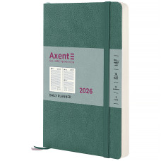 Щоденник 2026 Partner Soft Skin, 145*210, сірий-лазурний