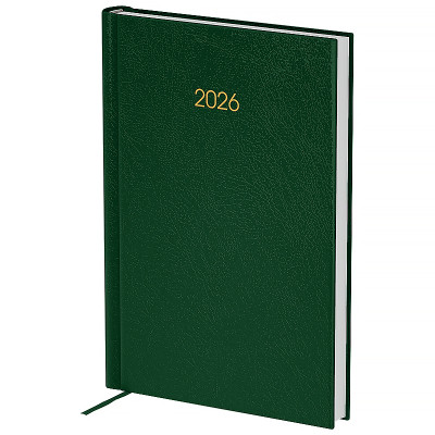 Щоденник 2026 Classic City, 145*210, з/т темно-зелений