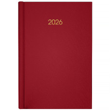 Щоденник 2026 Classic City, 145*210, з/т бордовий