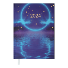 Щоденник датований 2024 ONLY, A5, фіолетовий