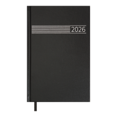 Щоденник дат. 2026 TIME, A5, чорний, бумвініл