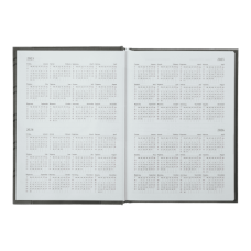 Щоденник датований 2024 SOLID, A5, чорний