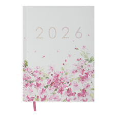 Щоденник дат. поліграфічний MELODY 2026, A5, білий