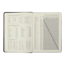 Щоденник датов. 2024 VIENNA, A5, чорний, штуч. шкіра/поролон
