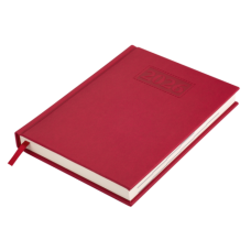 Ежедневник датир. 2026 GENTLE, A5, красный, иск.кожа/поролон