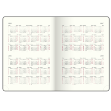 Ежедневник датир. 2026 BEST, A5, синий, иск.кожа