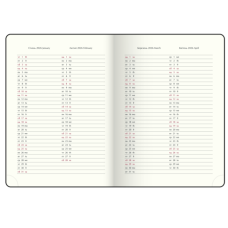 Ежедневник датир. 2026 BEST, A5, синий, иск.кожа