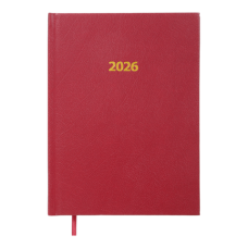 Ежедневник датир. 2026 STRONG,  A5, темно-красный, иск.кожа