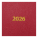 Ежедневник датир. 2026 STRONG,  A5, темно-красный, иск.кожа