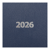 Ежедневник датир. 2026 STRONG,  A5, темно-синий, иск.кожа