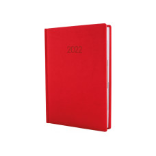 Ежедневник датированный 2022 VIVELLA, красный, А6