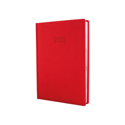 Ежедневник датированный 2022 VIVELLA, красный, А6