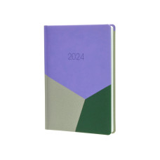 Ежедневник датированный 2024, комбинированные материалы, А5
