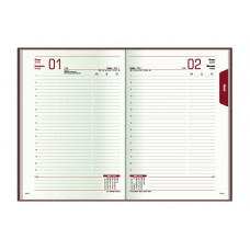 Щоденник датований, CROSS, червоний, А5, м'яка обкладинка з гумкою