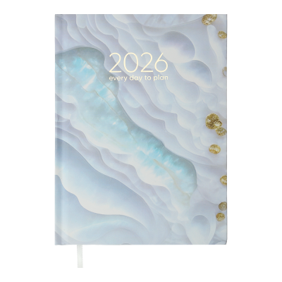 Щоденник дат. поліграфічний FANTASTIC 2026 , A5, бірюзовий