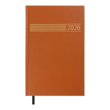 Щоденник датов. 2026 TIME, A5, коричневий, бумвініл