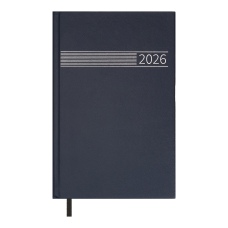 Щоденник дат. 2026 TIME, A5, синій, бумвініл