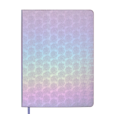 Щоденник дат. 2026 BLOOM, A5, срібний, штучна шкіра