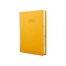 Ежедневник датированный 2022 VIVELLA, желтый, А6