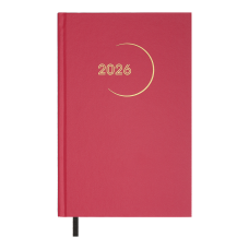 Щоденник датов. 2026 MADAM , A5, малиновий, бумвініл